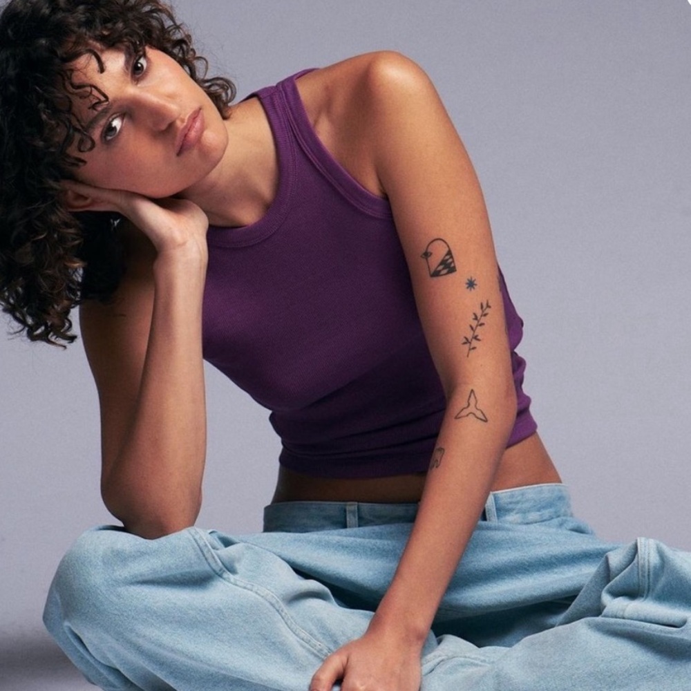 KOTN Racer Tank Purple Small